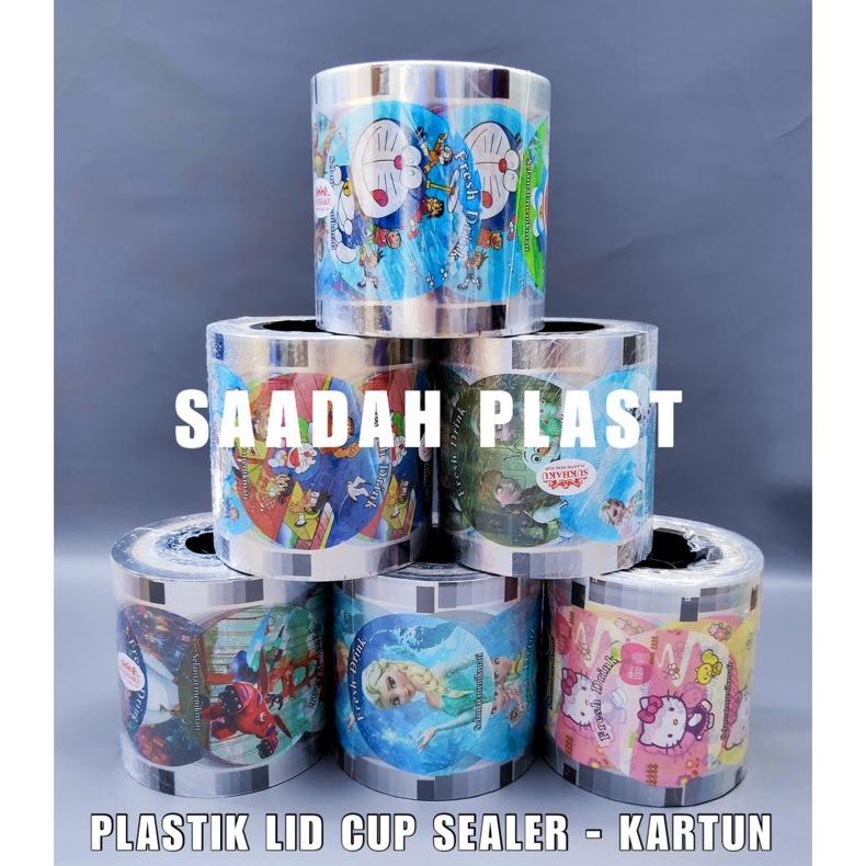 

Plastik Lid Sealer Cup Kartun 1000Cup / Cup Seal Plastik / Seal Cup