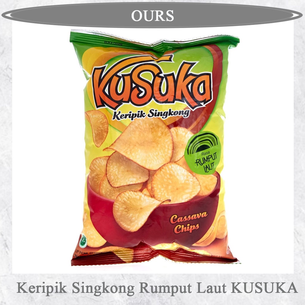 

KuSuka Keripik Singkong Rumput Laut 60g