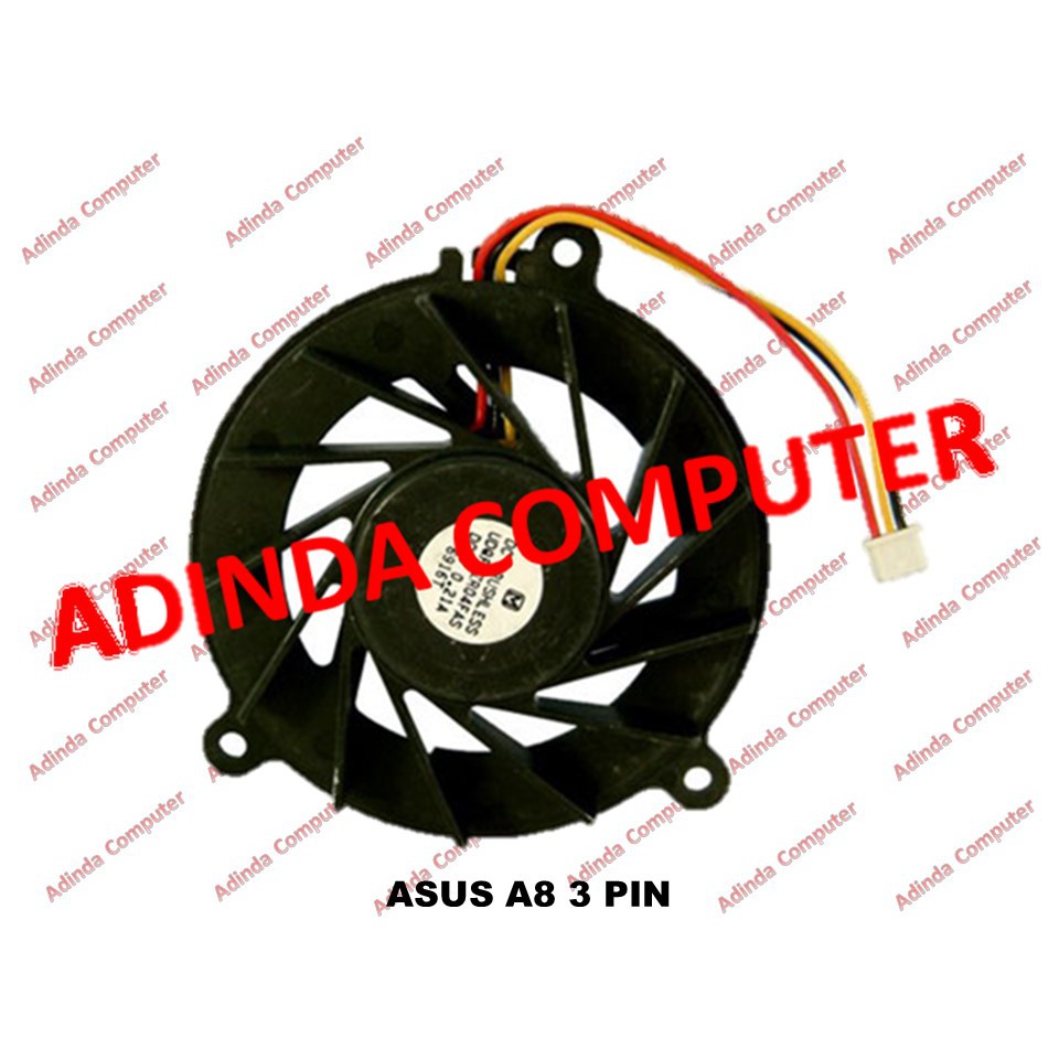 Kipas Cooling Fan Asus A8 F3SV F80 W3A A8T W30 3 pin