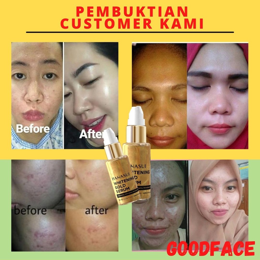 HANASUI SERUM GOLD WHITENING JAYA MANDIRI ORIGINAL BPOM 100%