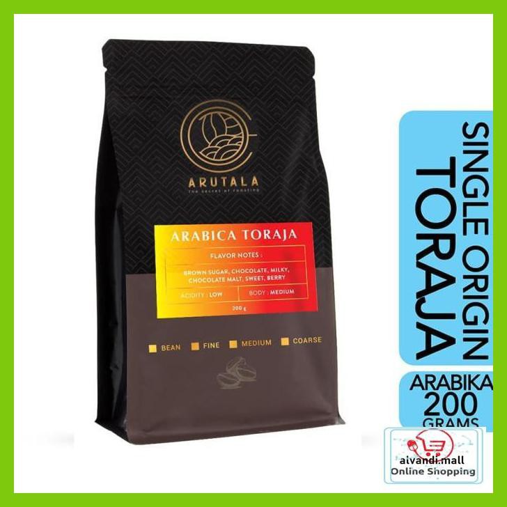 

57Ryr66- Arutala Kopi Arabika Toraja Sapan 200 Gram - Biji T7Tfhty-