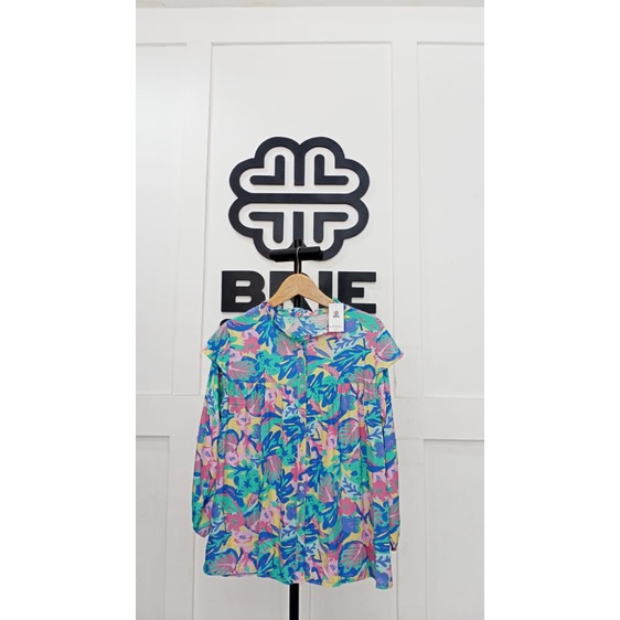 Blouse Atasan Wanita / Blouse Motif Bunga /Blouse Korea Terbaru