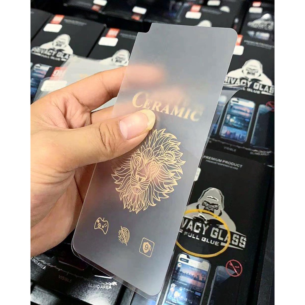 CERAMIC MATTE Anti Glare Tempered Glass VIVO S1 PRO Y1S Y01 V5 V5S V9 V11 V11i V20 V20SE Z1 Y53s Y21 Vivo Y21s Vivo Y33s Realme Narzo 50A 50i C31 C35