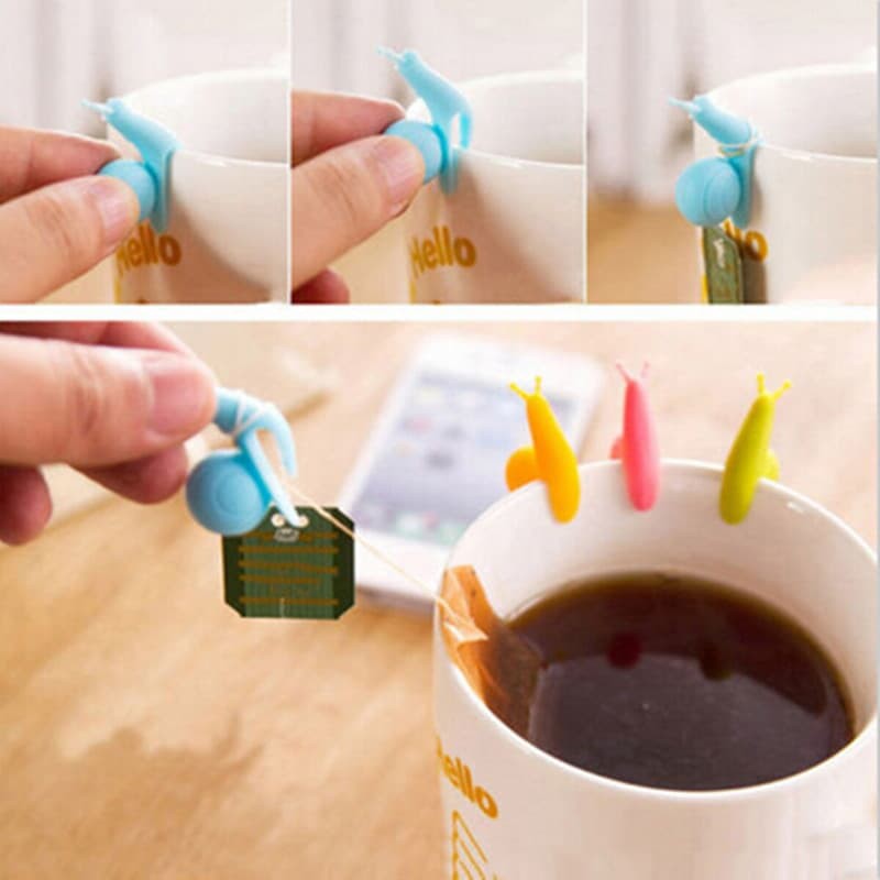 Silicone Tea Bag Holder - Snail Shape