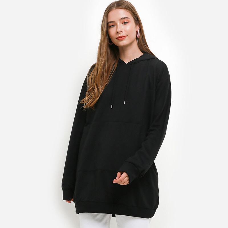 Gaff Long Sleeve Hoodie Sweater Wanita