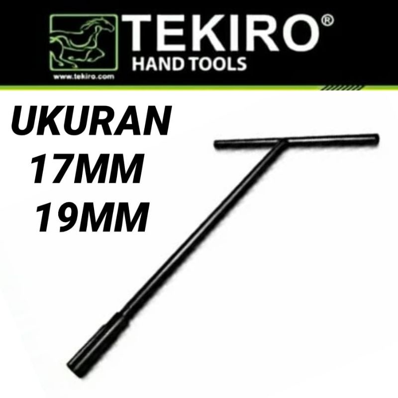 KUNCI SOCK T TEKIRO 17MM, 19MM