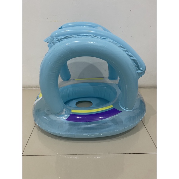 BAN PELAMPUNG RENANG ANAK DENGAN TUTUP SINAR DAN PEGANGAN