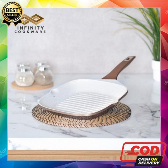 Dessini/Royalta/Td Multi Grill Pan/Pemanggang Multi Fungsi - Grill Hal Bolde Infinity Grill Pan 28Cm