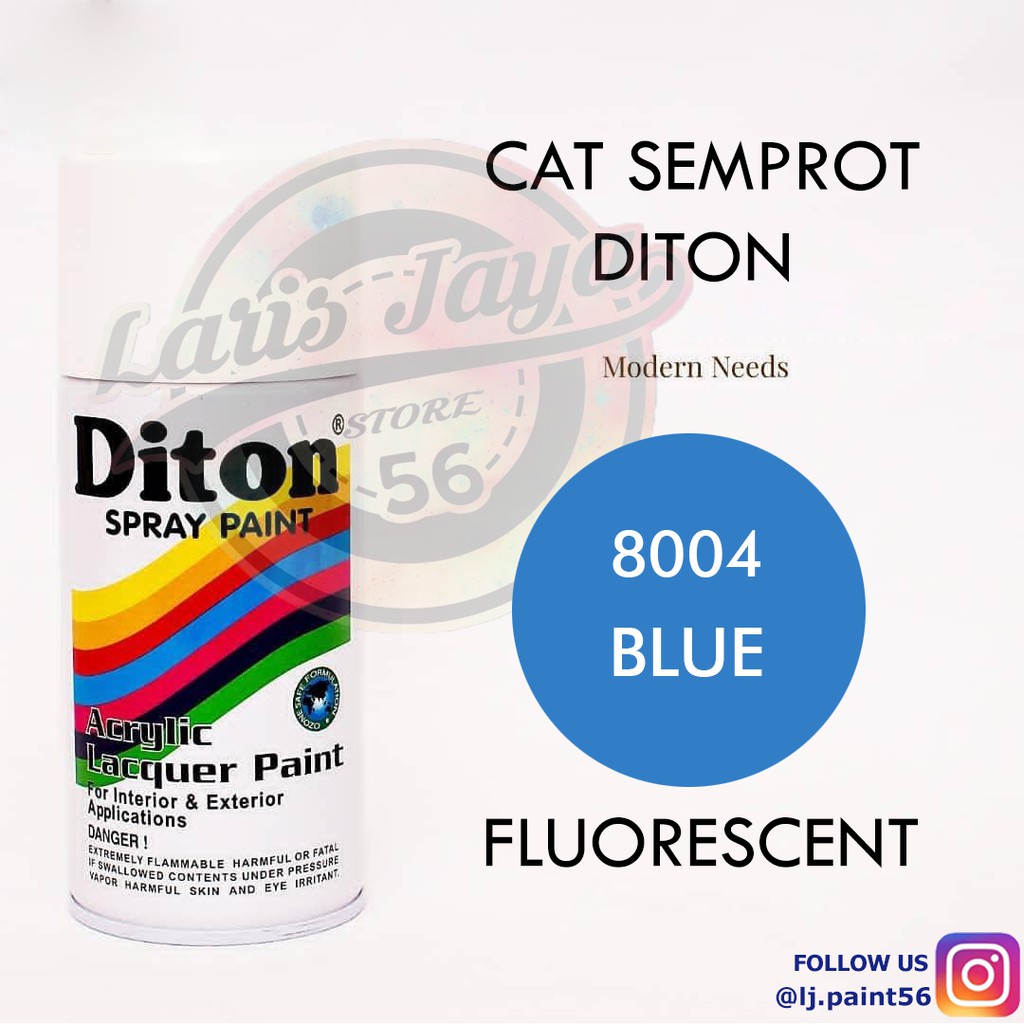 

Pilok Diton FLUORESCENT BIRU / BLUE 8004 HIGH GLOSS 300cc - BESAR HARUS COBA !