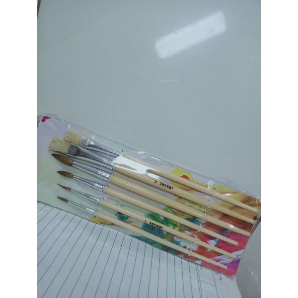 

brush/kuas joyko BR-1 ,1 pack isi 5 kuas uk. 2,4,6,10,12,8