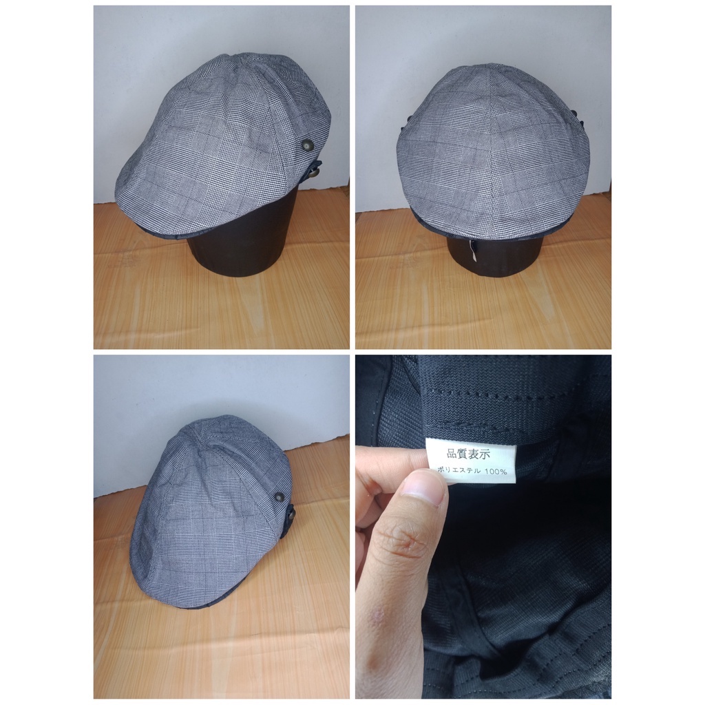 TOPI PELUKIS /COPET/TOPI BELANDA/VINTAGE PRIA WANITA PRELOVED SECOND/TPD-2