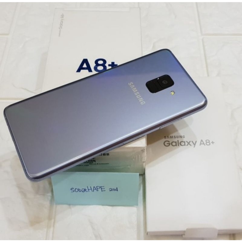 Samsung galaxy A8 plus 6/64GB komplit fullset resmi sein