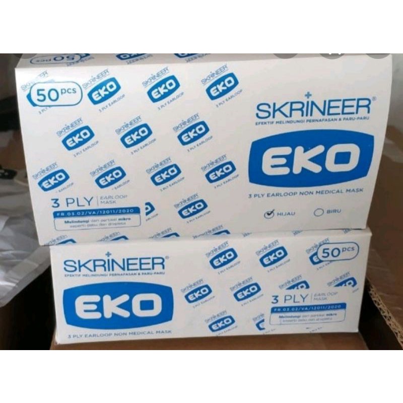 Masker Skrineer Eko Ekonomis
