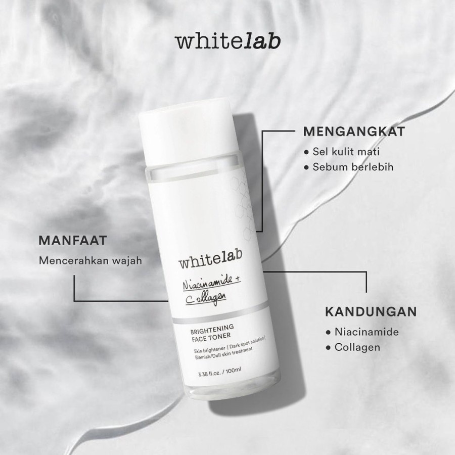 Whitelab Intense Brightening Serum - Niacinamide 10% &amp; Brightening Face Toner
