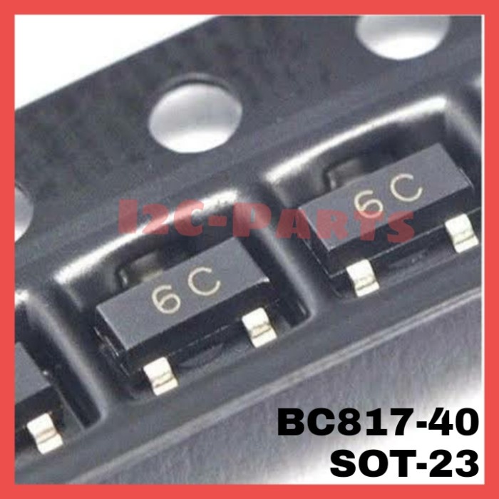 BC817-40 6C NPN TRANSISTOR Bipolar BJT SMD BC817 SOT-23 0.5A 45V