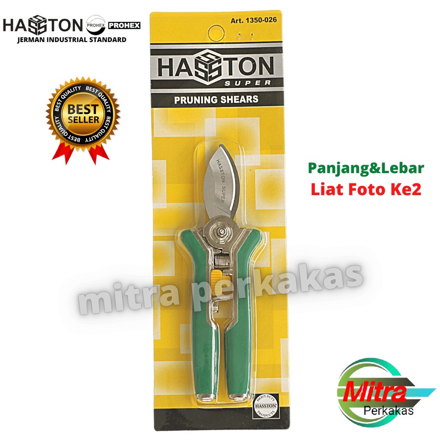 

HASSTON PROHEX Gunting Taman Kepala Bengkok (1350-026)