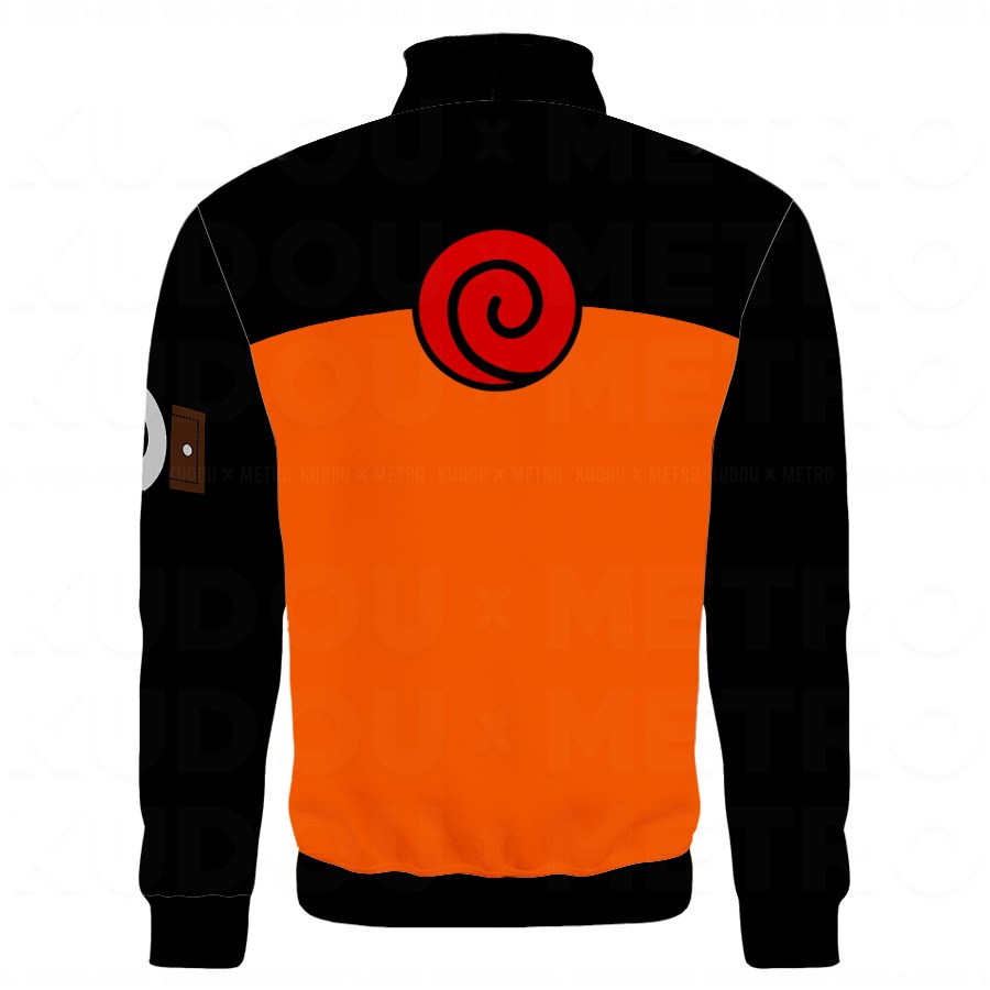 Jaket Turtleneck Cosplay Naruto Shipuden Fullprint Anime Manga Naruto