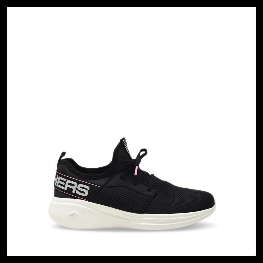 {BISA COD} Skechers GO Run Fast Women's Running Shoes - Black White FREE ONGKIR Kode 412