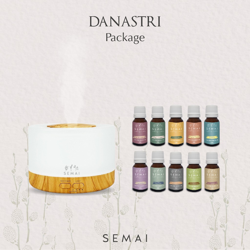 Paket Danastri SEMAI Essential Oil Diffuser