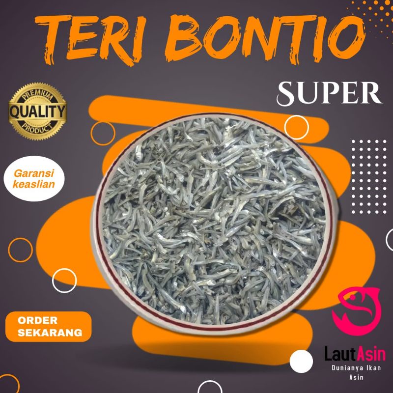 

Ikan Asin Teri Bontio 1kg Kualitas Super Premium