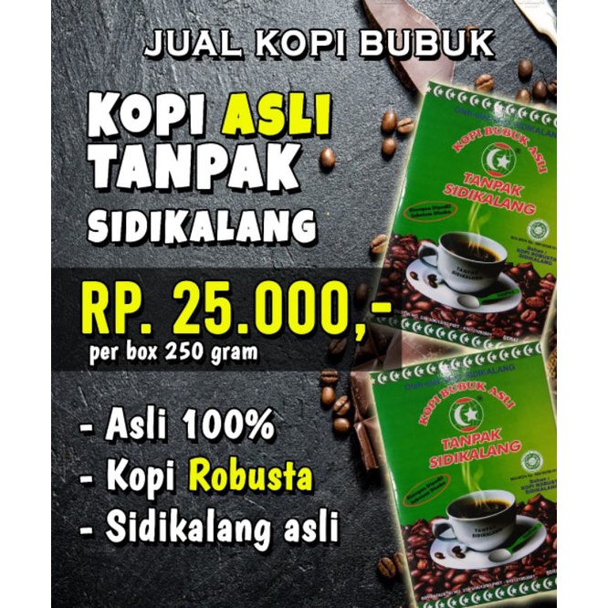 

Kopi Asli Tanpak Sidikalang