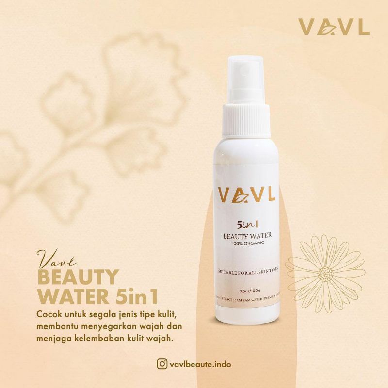 vavl beauty water/facemist vavl