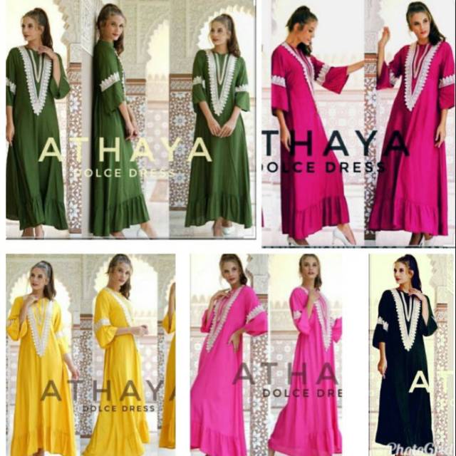 Gamis renda athaya dolce dress