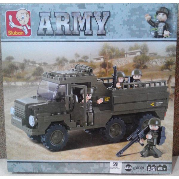 Sluban Truck Army M38-B0301 Seperti Lego Good Quality
