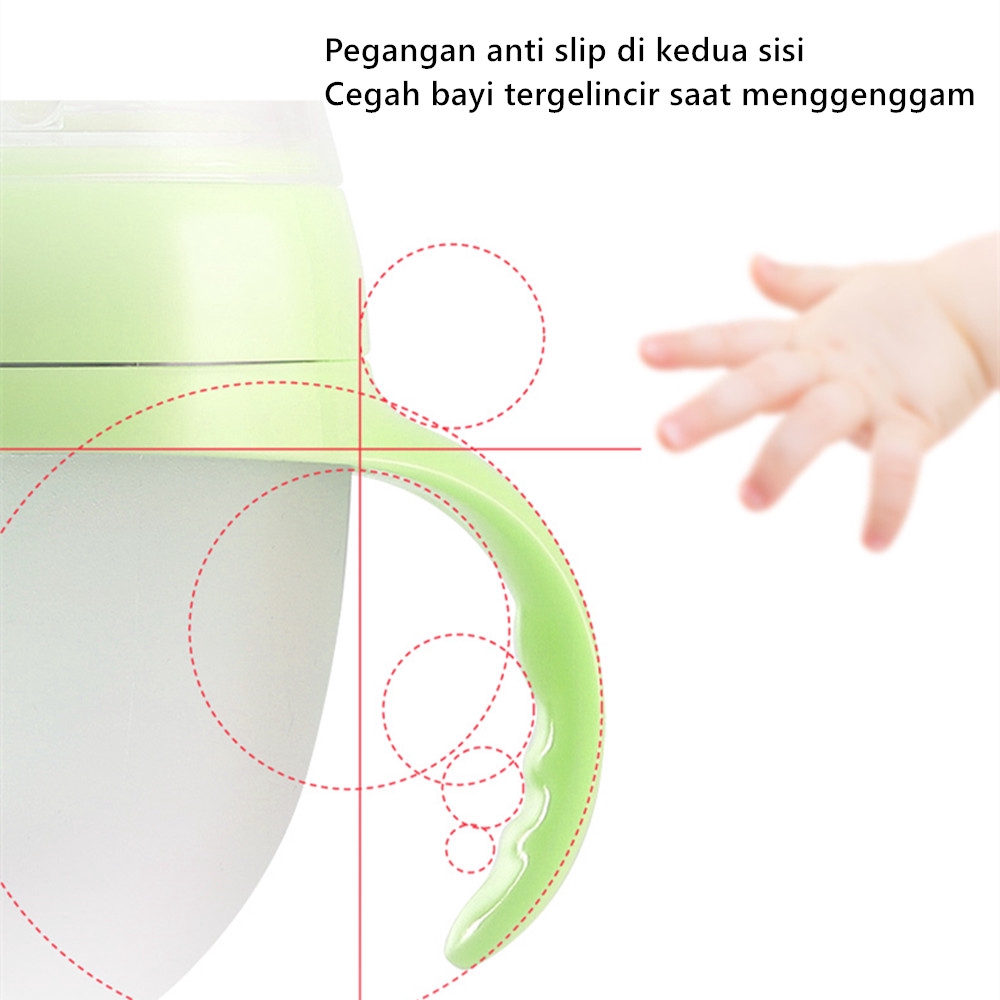 Mumystation Pegangan piko bello green/pink 1pcs