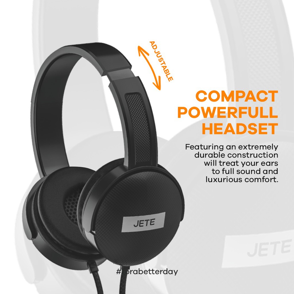 Headset Headphone JETE HB5  Noise Cancelling - Garansi 2 Tahun