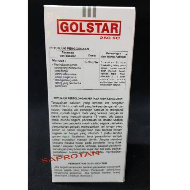 Perangsang Buah/Zpt Golstar/Pupuk Buah /pupuk buah durian/ 250SC