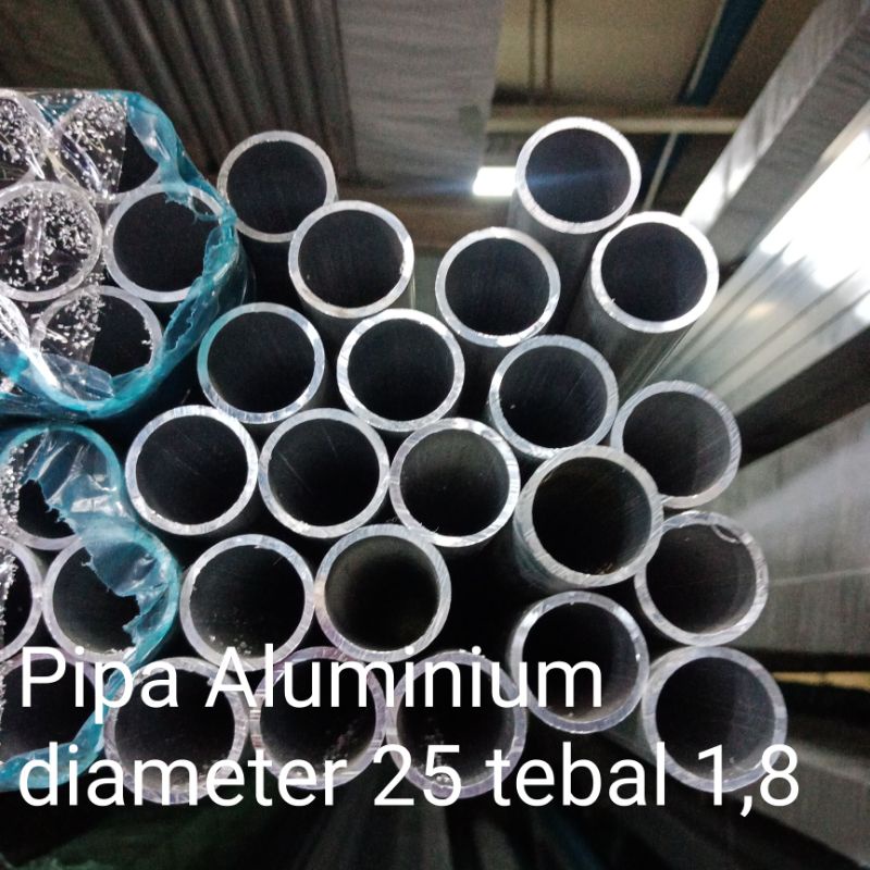 Pipa Aluminium od 25 x id 21 x 700 / pipa alumunium