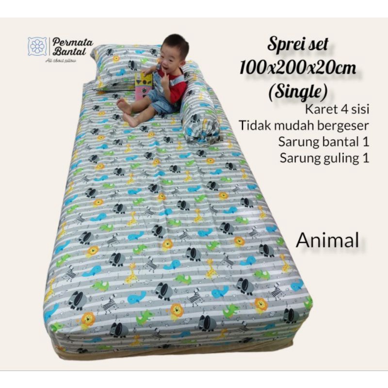[PROMO] Sprei Set Ukuran 100x200 tinggi 20cm