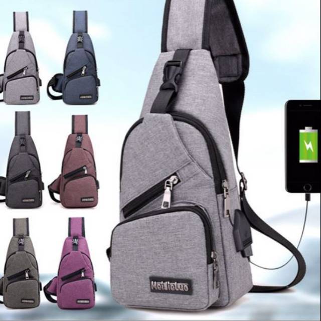 Tas Selempang tas bobo tas sling bag usb