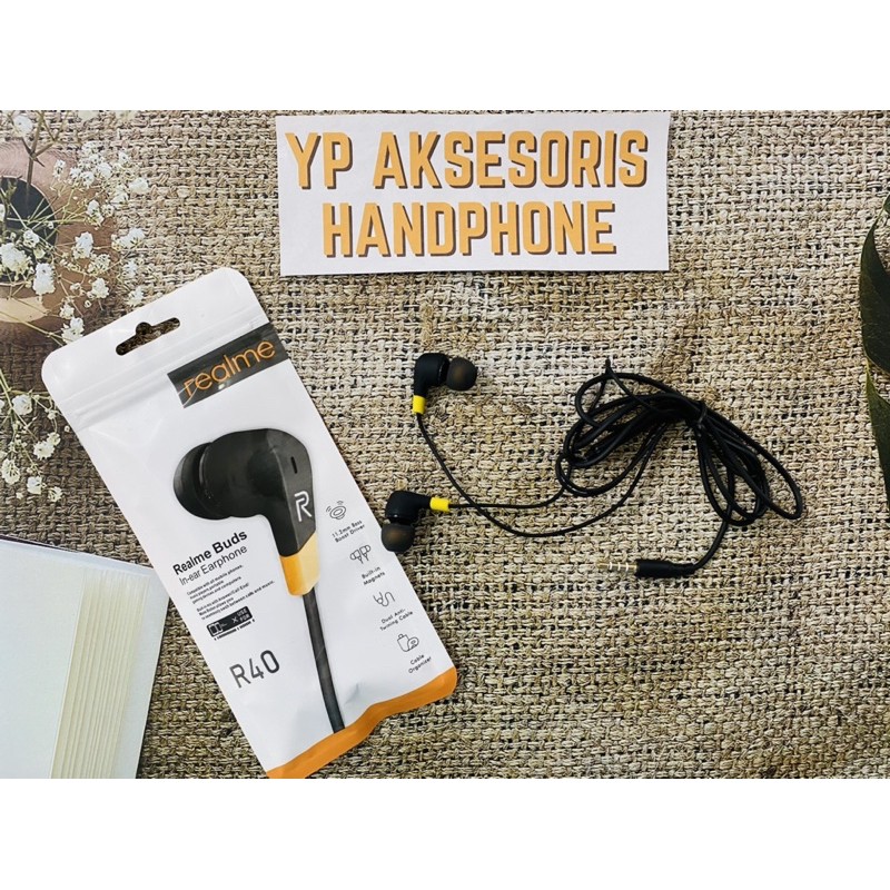 Earphone - Handsfree - Headset REALME BUDS 2 R30 R40 R50 R60 R80 MAGNET STEREO REAL BASS HF Universa