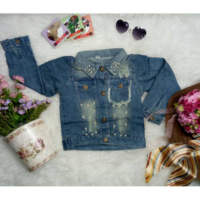 UM 241 Jaket Jeans Anak cewek cantik 2-5thn
