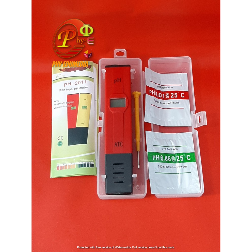 Ph Meter / Alat Ph Meter Air Digital + BOX / Alat Ukur Keasaman Air - Hidroponik, Kolam, Tambak
