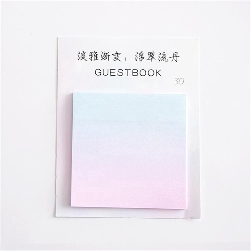 

ALAT TULIS CUTIE Memo Post It Model Korea Simple Kreatif Warna Gradasi untuk Kantor / Sekolah