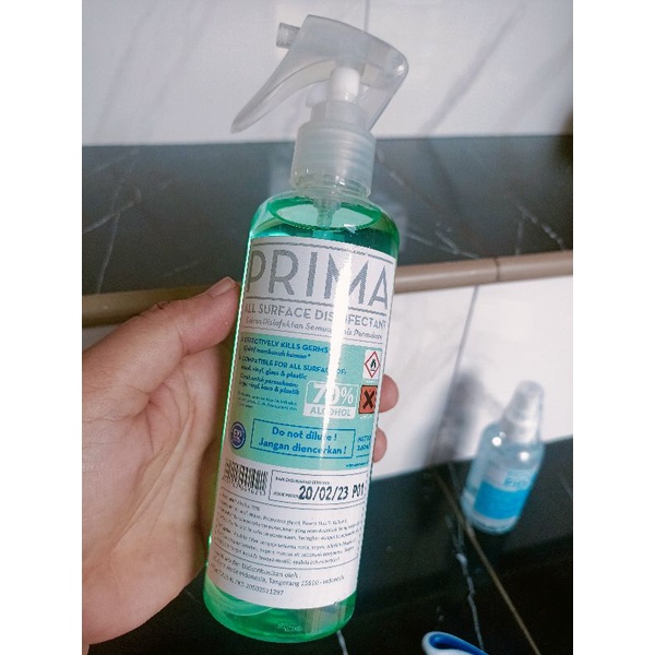 DISINFECTANT PRIMA - ALL SURFACE - DESINFEKTAN - DISINFEKTAN SEMUA JENIS PERMUKAAN