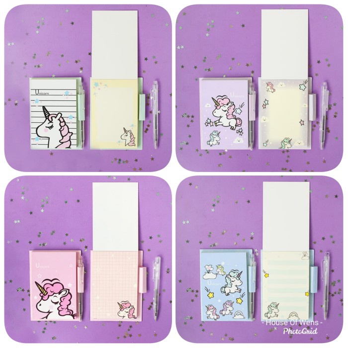 

Hemat Dream Like A Unicorn Memopad With Pen - Buku Memo Dgn Pulpen Gilaa!!!