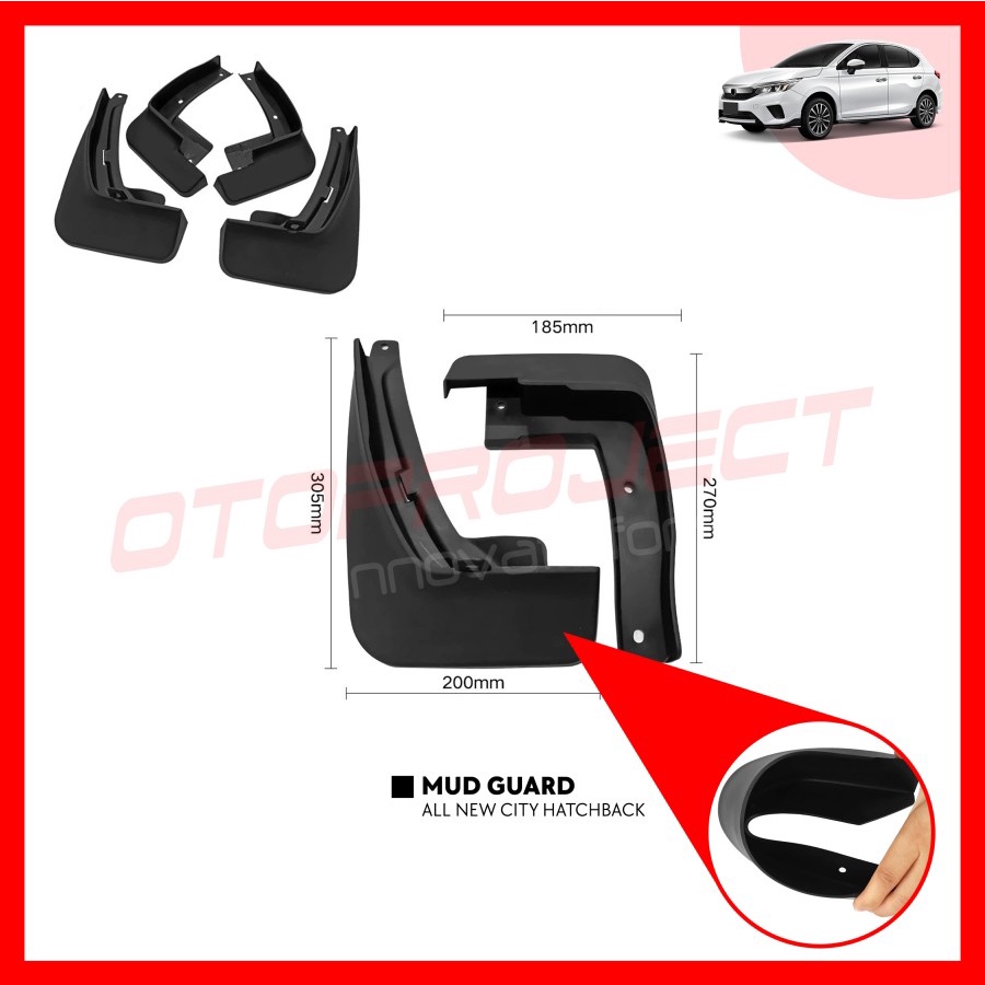 Mud Guard Karpet Lumpur All New City Hatchback 2018 Up