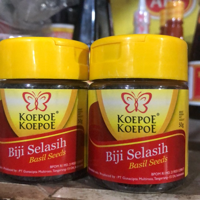 

Biji Selasih Koepoe-Koepoe 50g