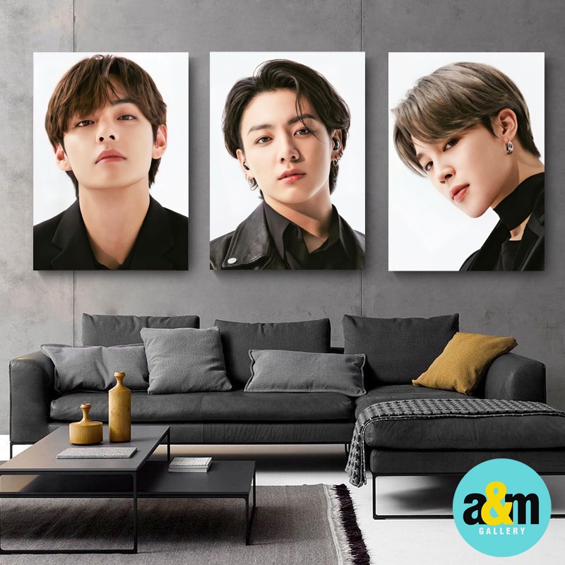 Poster Kayu BTS SAMSUNG VERSION JIN RM SUGA JUNGKOOK J-HOPE JIMIN V I Hiasan Dinding Dekorasi Kamar I Poster Kayu K-POP Dekorasi Kamar - A&amp;M