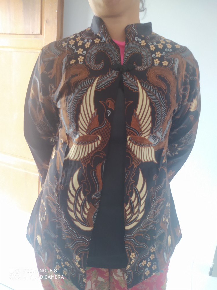 Kemeja Unik Batik Wanita Slim Fit Bw36 Lengan 7/8 Slimfit