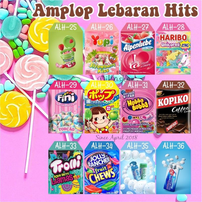 

(MINIMAL ORDER 8) Amplop Lebaran Hitz / Angpao (Small/Kecil)