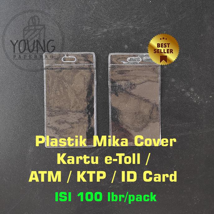 

Cuci Gudang Awal Tahun Kantong Plastik Mika Cover Kartu eToll / ATM / KTP / ID CARD uk. 6x11 Diskon
