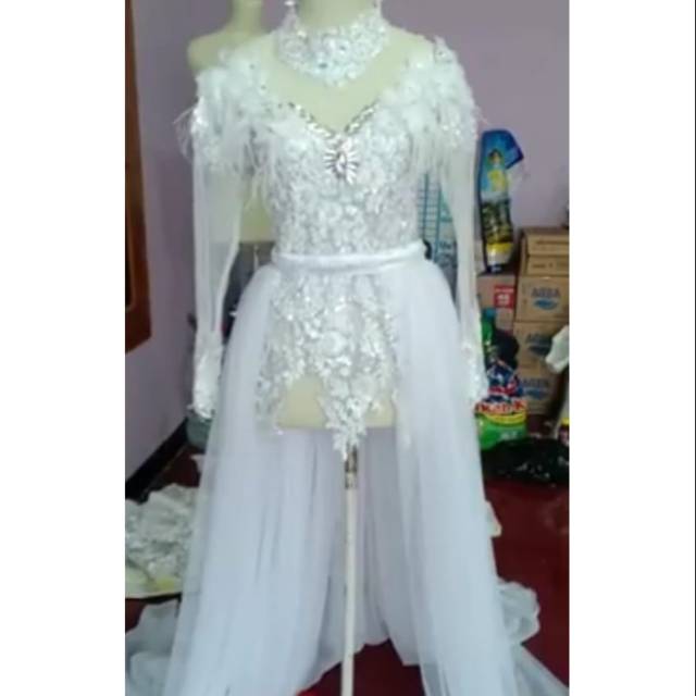 Kebaya akad payet jepang