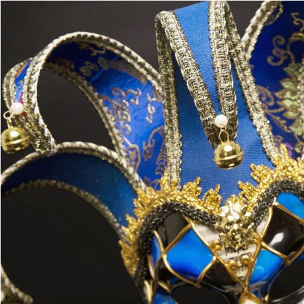 R-bunga Halloween Pesta Dicat Pertunjukan Cosplay Perlindungancarnivalitaly Venice Handmade Lukisan Retak Topeng