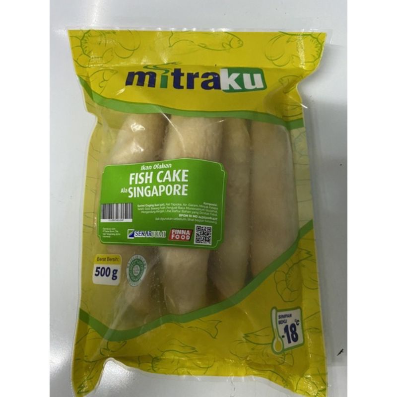 Mitraku Fish Cake Singapore 500gr / Otak Otak Ikan