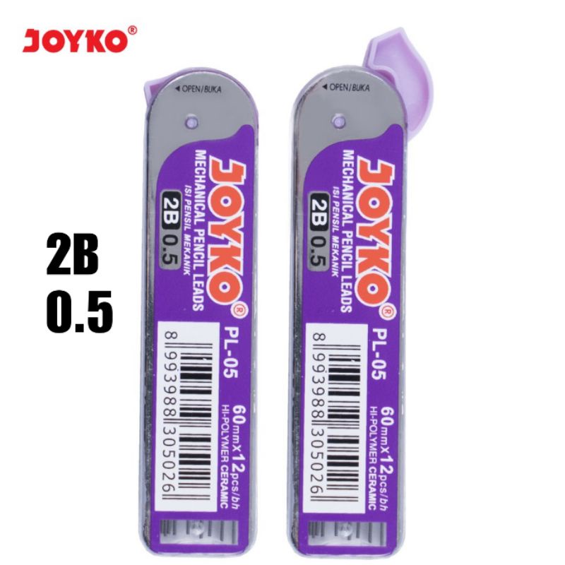 

Isi Pensil Mekanik / Pencil Lead Joyko 0.5 mm / 2B